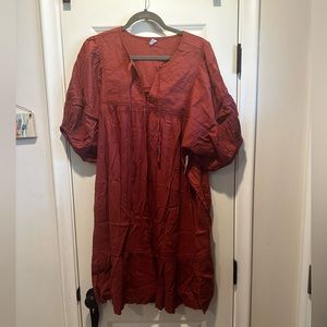 Adorable Old Navy Shift dress in rust color XXL
